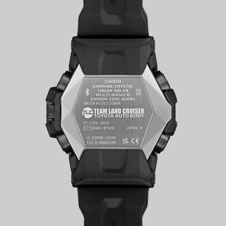 Casio's G-Shock x Team Land Cruiser Toyota Auto Body GWG-B1000TLC-1A horloge