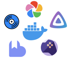 Ongeacht het mediatype zijn er docker-containers om u te helpen bij het zelf hosten en beheren van bijna elk mediatype, allemaal toegankelijk vanaf elk apparaat via een browser. (Afbeelding Bron: Notebookcheck)