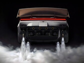 De stuwraketten van de Tesla Roadster 2 in actie.