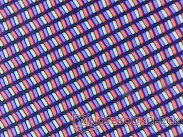 Scherpe subpixelmatrix met minimale korreligheidsproblemen