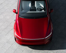 De nieuwe Model Y 2026 in Ultra Red (bron: Tesla)