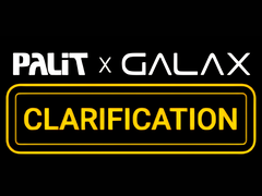 Een afbeelding met zowel het logo van Palit als dat van het submerk Galax