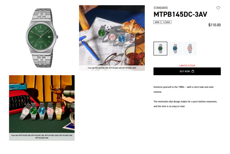 (Afbeeldingsbron: Casio)