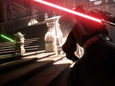 Star Wars Battlefront II screenshot met Yoda en Darth Maul