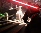 Star Wars Battlefront II screenshot met Yoda en Darth Maul