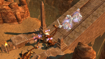Afgebeeld: Een gameplay screenshot van Titan Quest Anniversary Edition.