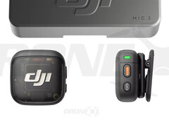 De DJI Mic 3 zal iets groter zijn dan de Mic Mini en aanzienlijk kleiner dan de Mic 2. (Afbeeldingsbron: via DroneXL &amp;amp; Jasper Ellens)