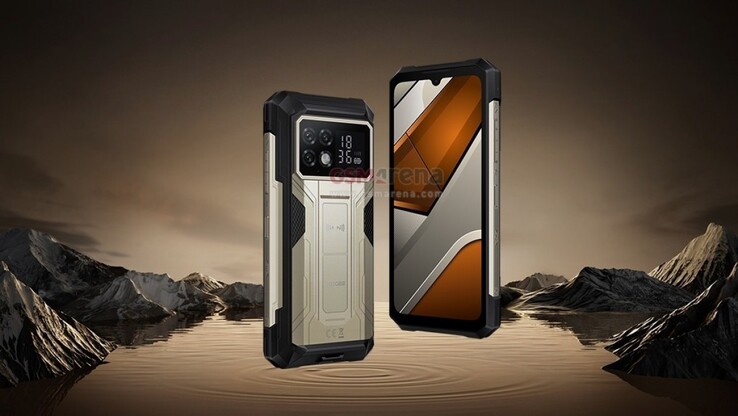De "Doogee S200 Max" in goud. (Bron: GSMArena)