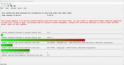 Maximale latenties na tien seconden Prime95