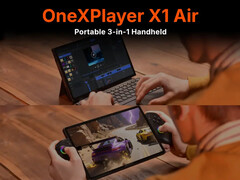 One-Netbook biedt de OneXPlayer X1 Air aan in twee processorvarianten. (Afbeeldingsbron: One-Netbook)