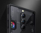 De RedMagic 8S Pro in zijn transparante afwerking met optionele RGB-ventilator. (Afbeeldingsbron: Nubia)