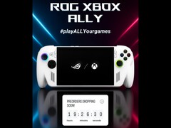 ROG Xbox Ally pre-order teaser met countdown. (Afbeelding bron: Asus ROG Singapore op Facebook)
