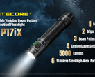 De Nitecore P17iX biedt dezelfde functies als de P27iX, alleen met een kleinere kop
