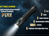 De Nitecore P17iX biedt dezelfde functies als de P27iX, alleen met een kleinere kop