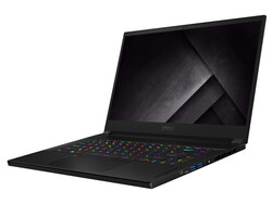 De MSI GS66 Stealth 10SE. Voorzien door MSI Germany.