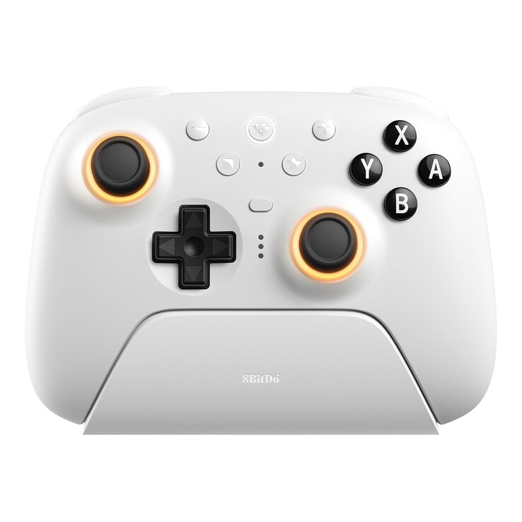 De actieknoppen van de 8BitDo Ultimate 2 Bluetooth Controller hebben een Switch lay-out (Afbeelding bron: 8BitDo)