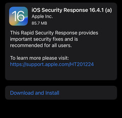 Apple heeft vandaag zijn eerste openbare Rapid Security Response-update uitgerold. (Afbeelding: eigen)