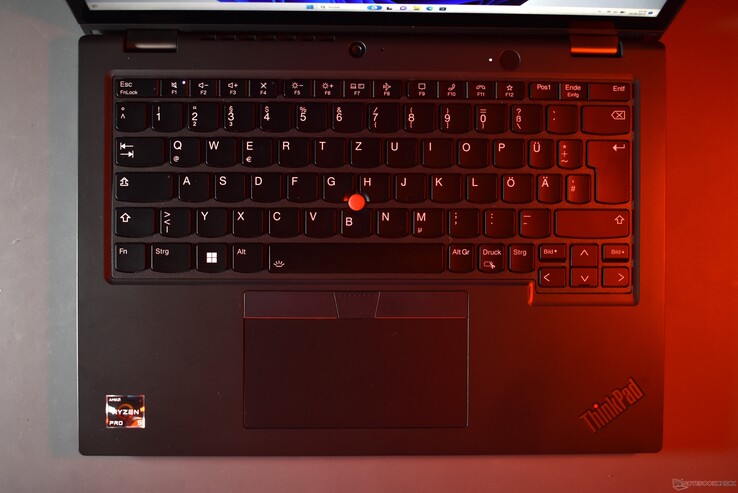 ThinkPad L13 Yoga G4 AMD: toetsenbordgebied