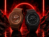 De Casio G-Shock GMA-P2110B-1A en de G-Shock GMA-P2110B-5A (van rechts naar links)