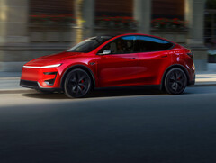 Nieuwe Model Y Performance in Ultra Red kleur (bron: Tesla)