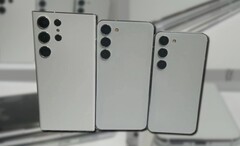 Vermeende dummy toestellen van de Samsung Galaxy S23 Ultra, S23+ en S23 zijn online gedeeld. (Beeldbron: /Leaks - bewerkt)