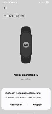 Xiaomi Smart Band 10 Instellingen