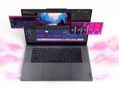 De Lenovo Yoga Pro 9i Aura Edition (2026) heeft een 16-inch Tandem OLED-paneel. (Afbeeldingsbron: Lenovo)