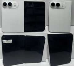 Een uitgelekt model van de iPhone Ultra in de kleur wit.