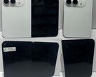 Een uitgelekt model van de iPhone Ultra in de kleur wit.
