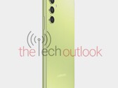 De Galaxy A34 5G zal naar verwachting lijken op de Galaxy S23. (Beeldbron: TheTechOutlook)