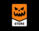 De Epic Games Store heeft deze week twee games met een horrorthema afgeprijsd om Halloween 2025 te vieren, logo afgebeeld. (Afbeeldingsbron: Epic Games Store)
