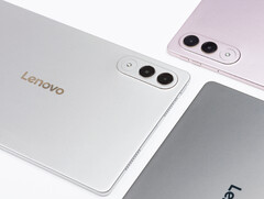 De Xiaoxin AI Tablet Pro GT heeft een relatief dun ontwerp dat wordt gecompenseerd door twee camera&#039;s aan de achterkant. (Afbeeldingsbron: Lenovo)