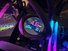 Aorus Waterforce X II 360: LCD-scherm pomp