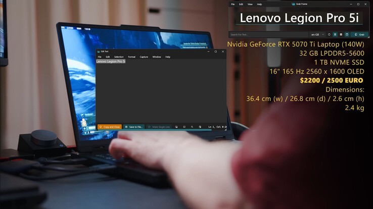 Tekst uit een video extraheren? Geen probleem meer (afbeeldingsbron: screenshot Notebookcheck op YouTube)