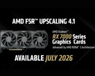 Een screengrab van AMD's FSR 4.1 INT8 aankondiging voor RX 7000-serie GPU's