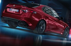 De Alfa Romeo Giulia Quadrifoglio met ICE-motor wordt naar verwachting in 2025 vervangen door een elektrische opvolger (Afbeelding: Alfa Romeo)