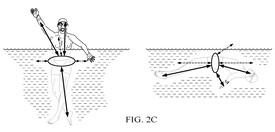 Het patent onderzoekt verwachte en onregelmatige bewegingen in het water om een noodsituatie te detecteren (Afbeelding Bron: US PTO)