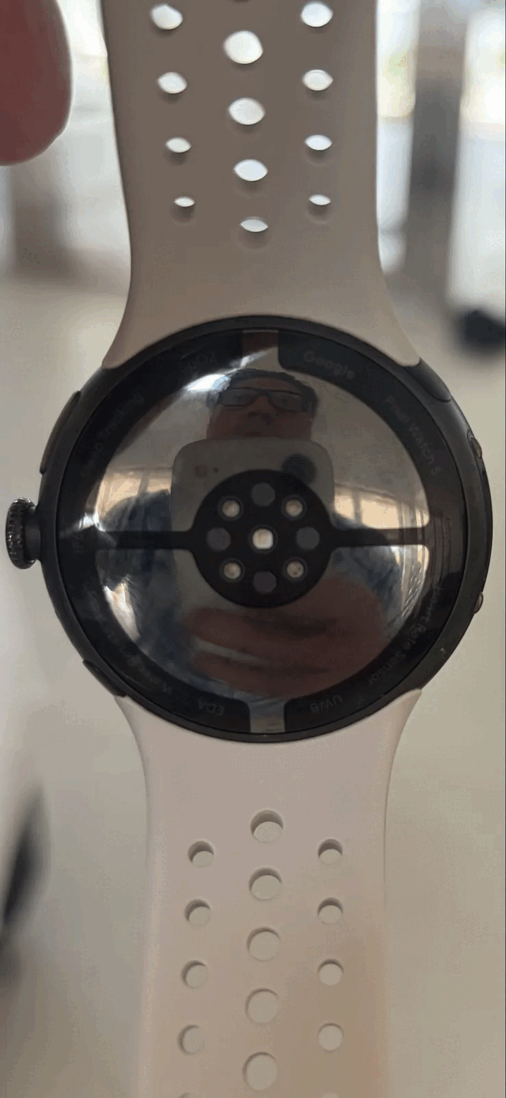 Google Pixel Watch 5 gelekte afbeelding.