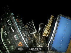 Uitzicht vanaf de satelliet