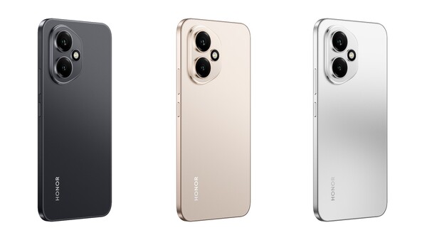 De Honor 400 is verkrijgbaar in zwart, goud en zilver. (Afbeeldingsbron: Honor)