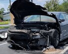 De nasleep van een brand in een Lucid Air-demoauto