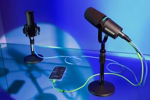 De MV7i in gebruik als audio-interface voor een smartphone (Afbeelding bron: Shure)