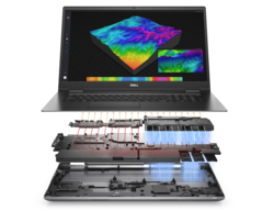 Dell Precision 7770 komt met 55 W 12e generatie Core i9 vPro CPU's, UHD HDR500 DCI-P3 beeldschermen en tot Nvidia RTX A5500 graphics (Bron: Dell)