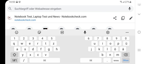 Toetsenbord - landschap