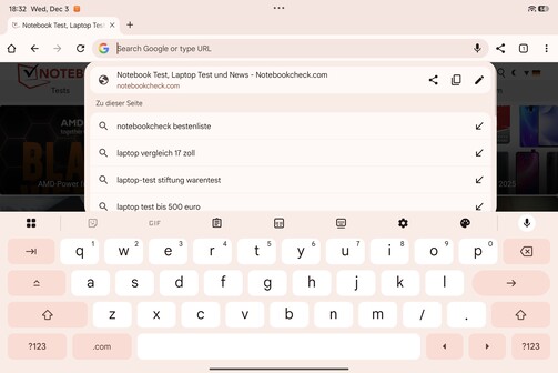 Toetsenbordlandschap