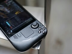 De Valve Steam Deck 2 zou verouderde AMD-graphics kunnen bevatten, net als de Steam Deck die hier is afgebeeld.