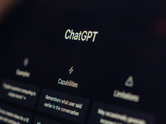 Startscherm van ChatGPT