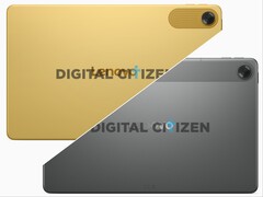 De vermeende Lenovo Idea Tab Malibu Plus/Pro in Citrusgeel (boven) en de Idea Tab Malibu in Grafietgrijs (onder).
