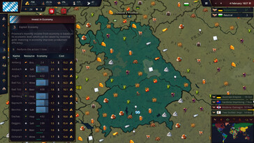 Een afbeelding met grondstoffen in Age of History 3.