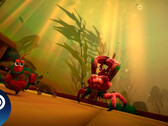 In-game screenshot van Another Crab's Treasure die de omgevingen en gameplay laat zien. (Afbeelding bron: Steam - Bewerkt)